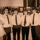Old photo of waiters at Bentleys restaurant in Mayfair
