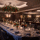 Table grandly laid with flowers and candles at Corrigan's Mayfair