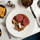 Aerial shot of dinner from Corrigan's Mayfair